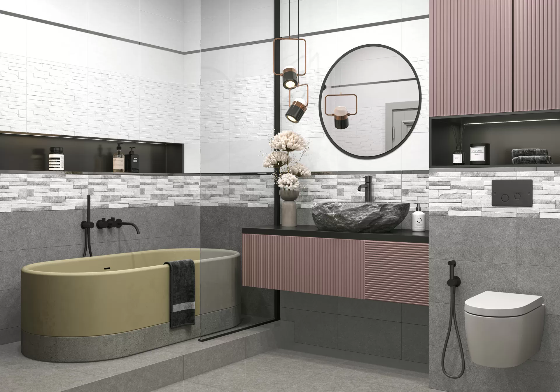 Плитка настенная Discover TWU2550DCV00 249x500 Alma Ceramica