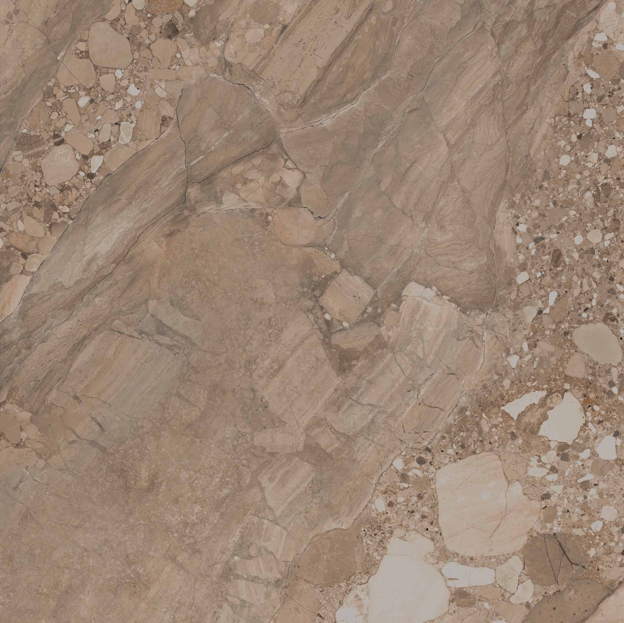 Керамогранит Oceanmist OM 03 80x80x1.1 неполированный Коричневый (Ametis by Estima)