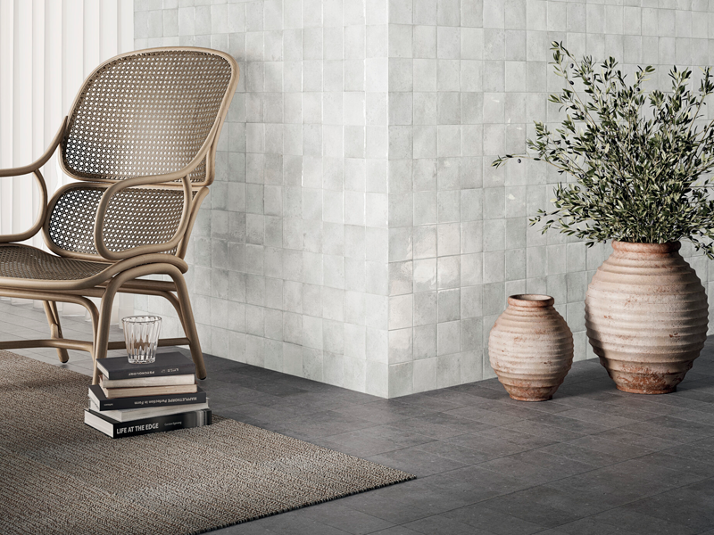 Плитка керамическая 29011 DYROY White 10х10 см