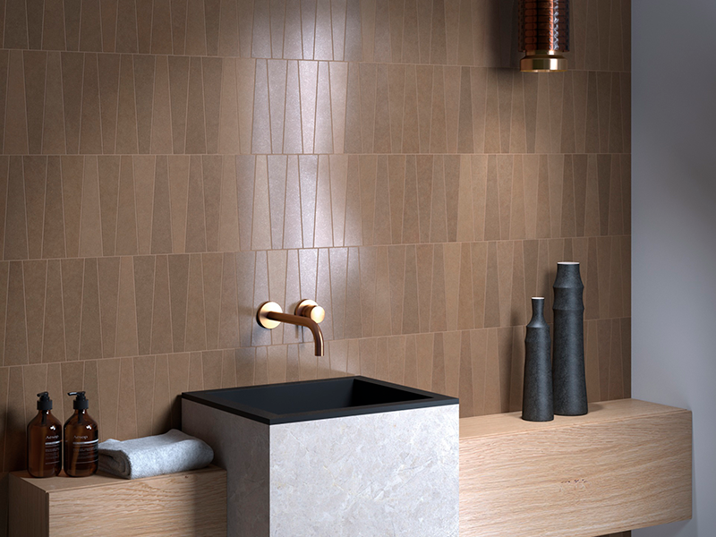 Гранит керамический 32458 BAMBOO Chocolate 5,6х22,4 см