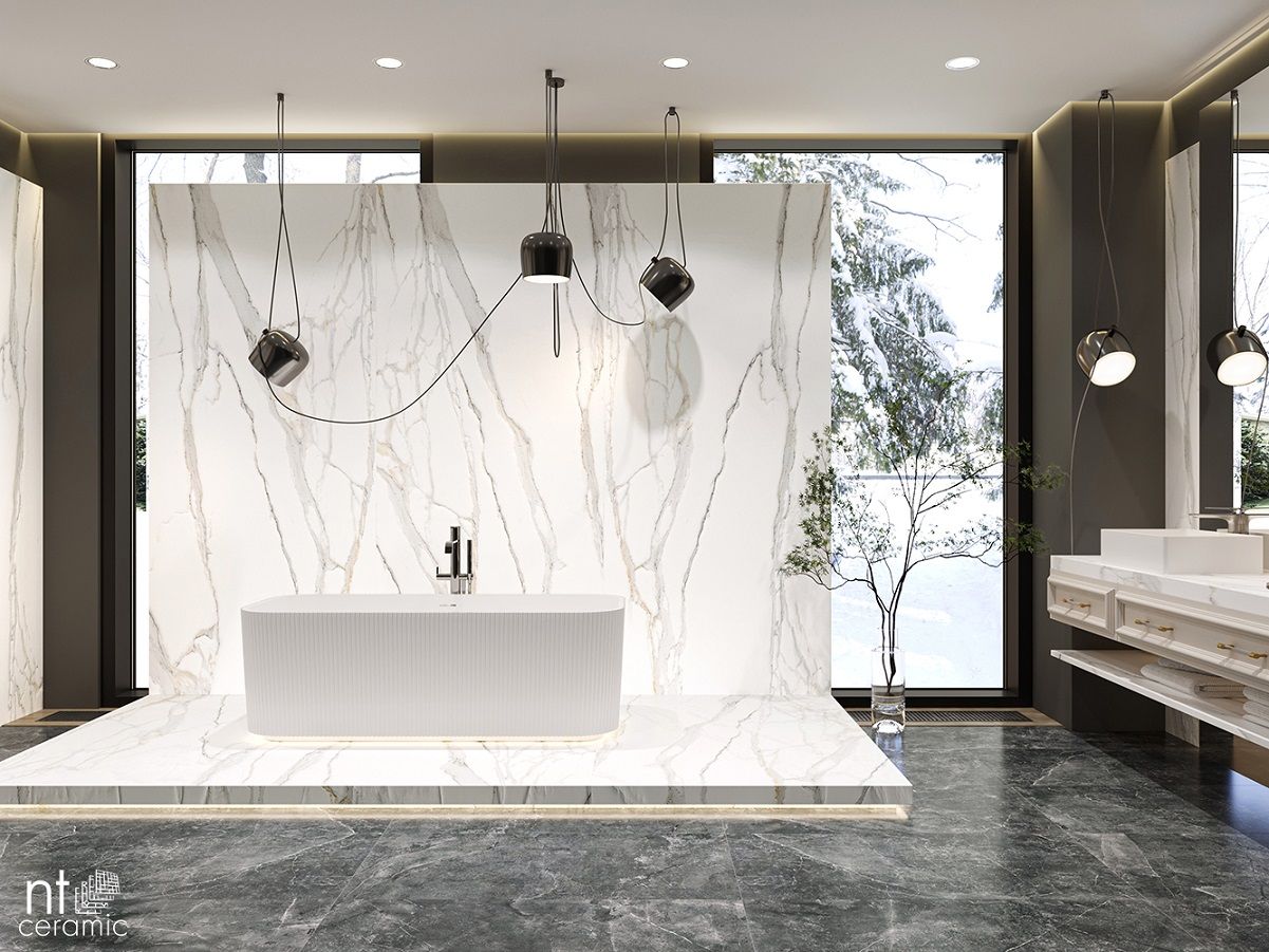 Керамогранит NTT3603C Calacatta Empire 120x280