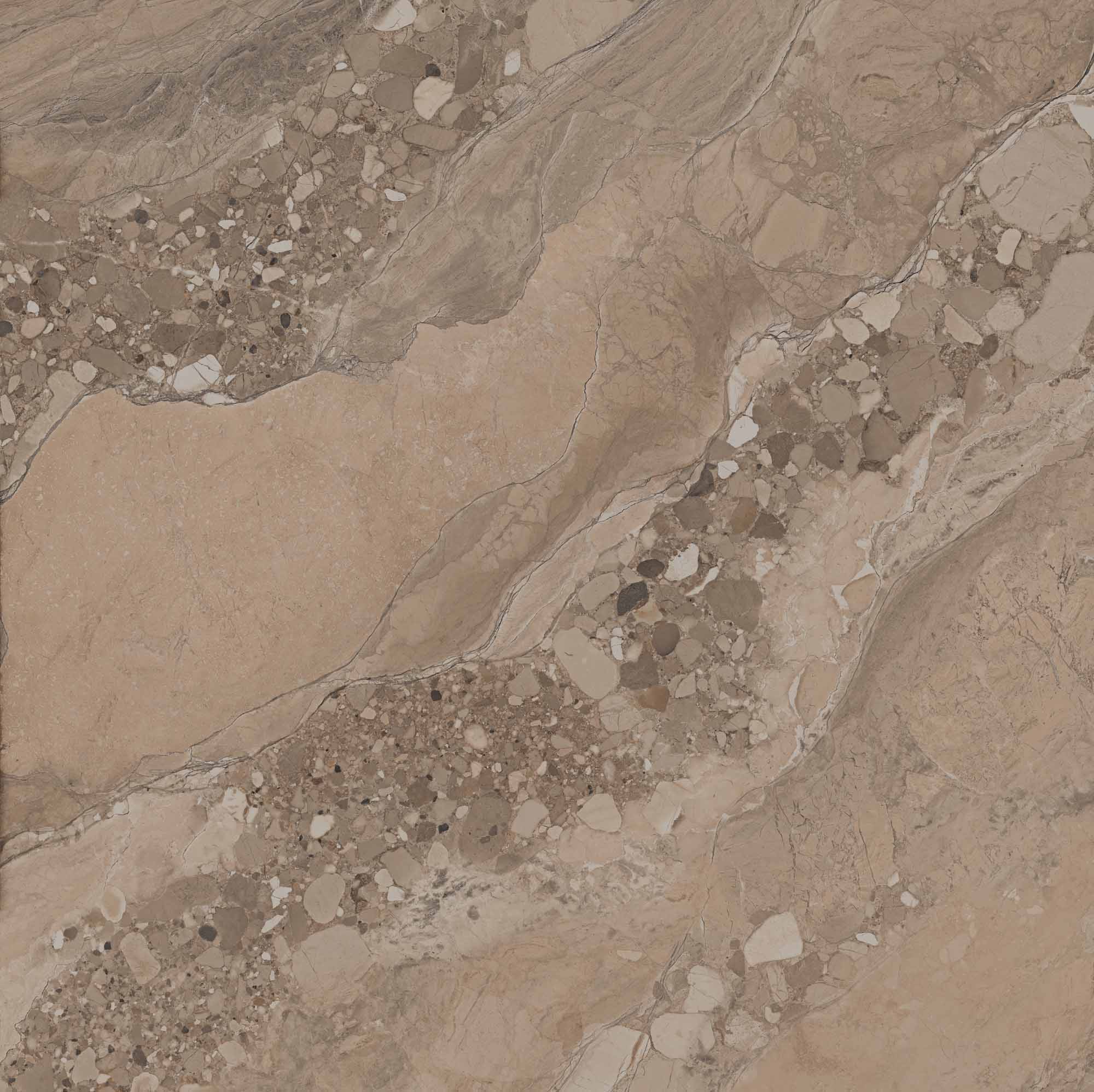 Керамогранит Oceanmist OM 03 80x80x1.1 неполированный Коричневый (Ametis by Estima)