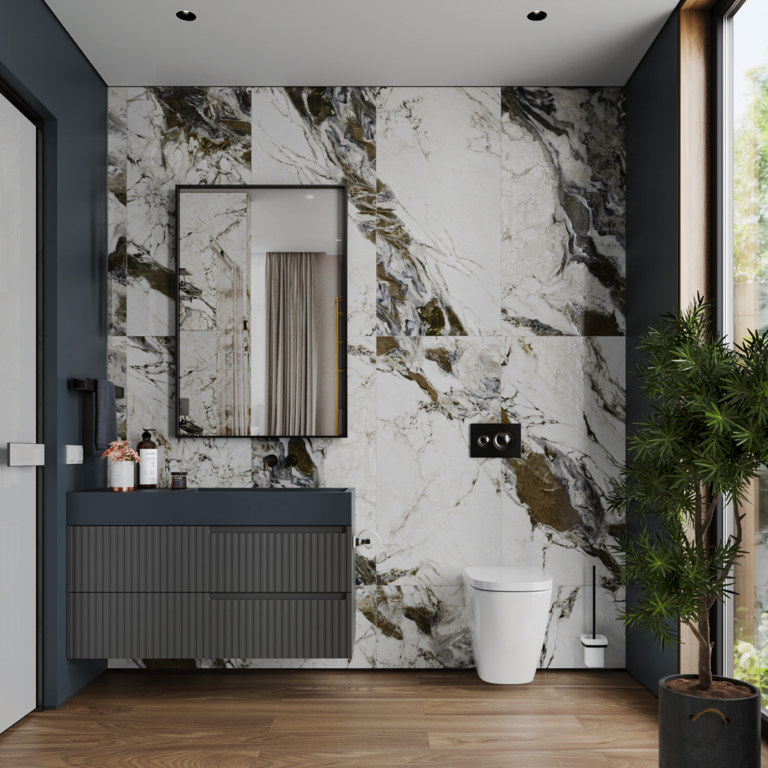 Керамогранит NTT9404DDG Lavarsaz Dark Rum 60x120