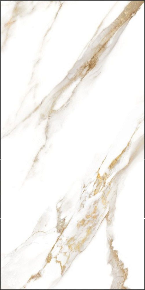 GT120600103MR Плитка грес глаз. Calacatta Royal_GT Белый 60*120 _ 1 \43,2 (Global Tile) под мрамор