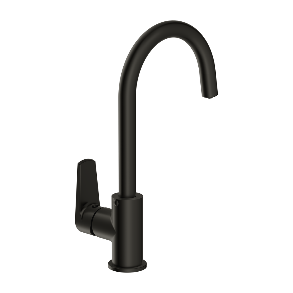 Смеситель для кухни MODUO однорычажный с подключением фильтра черный