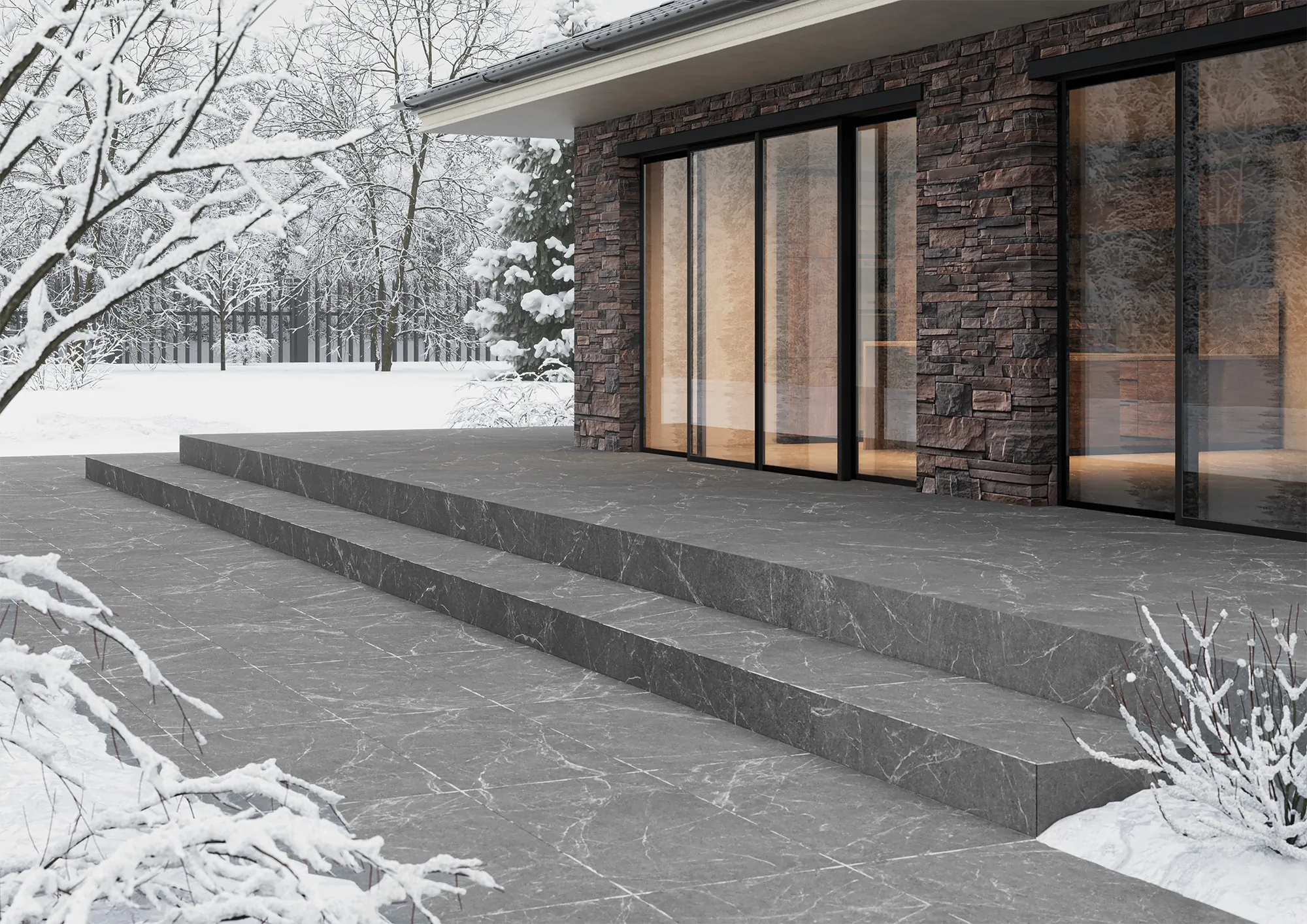 Керамогранит Basaltina Bianco Antislip R12 60x120