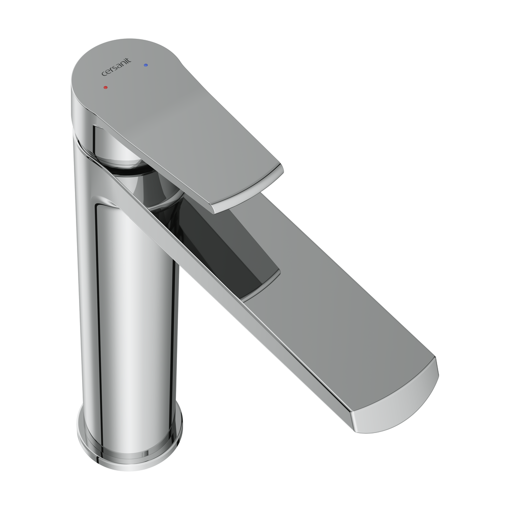 Смеситель для раковины высокий CITY хром