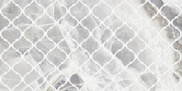 Plazma Nuance Декор серый 30х60