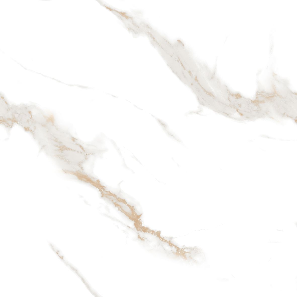Calacatta Sharp Gold Керамогранит белый 80х80 Полированный