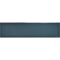 Керамическая плитка, BLUE 10x40, Monte (Smile Tile), глянцевая испанская плитка метро кабанчик