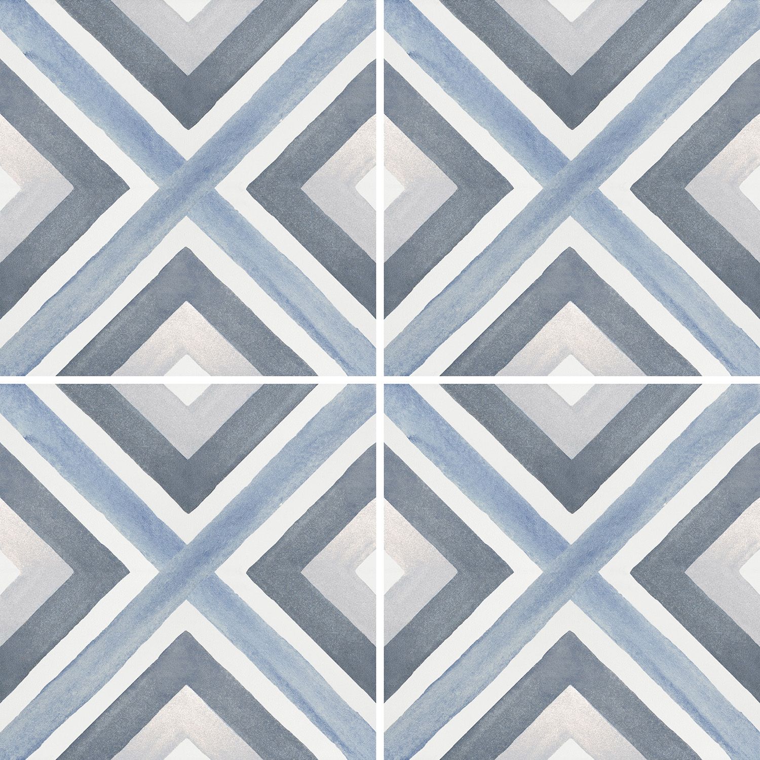 Керамогранит, BLUE 20x20, Artisan (Smile Tile) керамогранит 20*20 узоры пэчворк