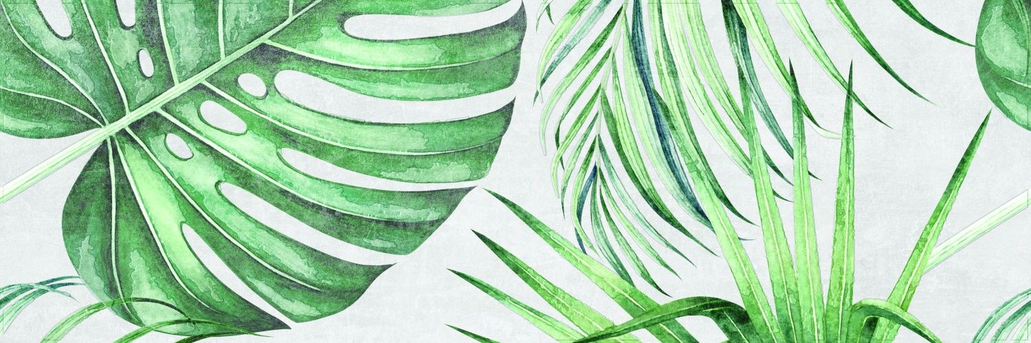 Плитка Meissen Keramik Bosco Verticale цветы серый 25x75 BVU093