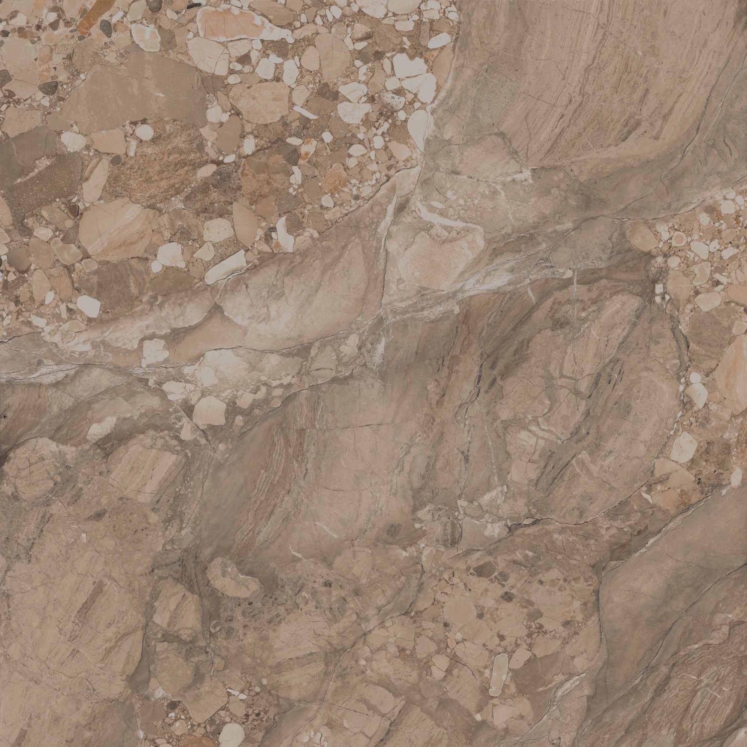 Керамогранит Oceanmist OM 03 80x80x1.1 неполированный Коричневый (Ametis by Estima)