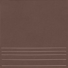 Амстердам 4 ступени 298*298 (коричневый, неглазурованный)