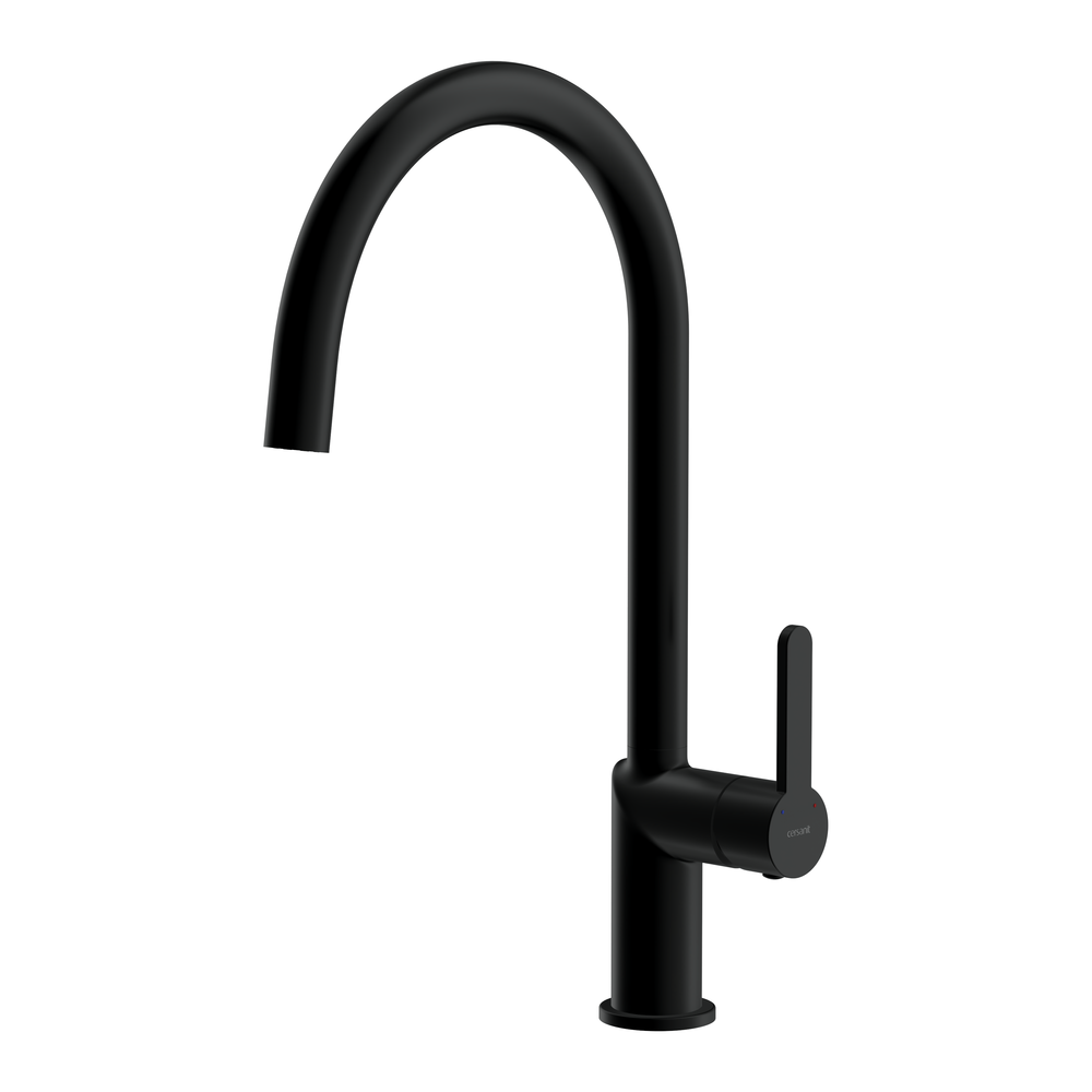 Смеситель для кухни OLIVA черный