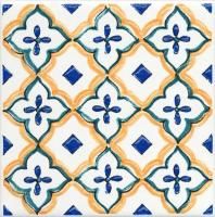 STG\A491\1146 Капри майолика декор 9,9*9,9, Керама Марацци