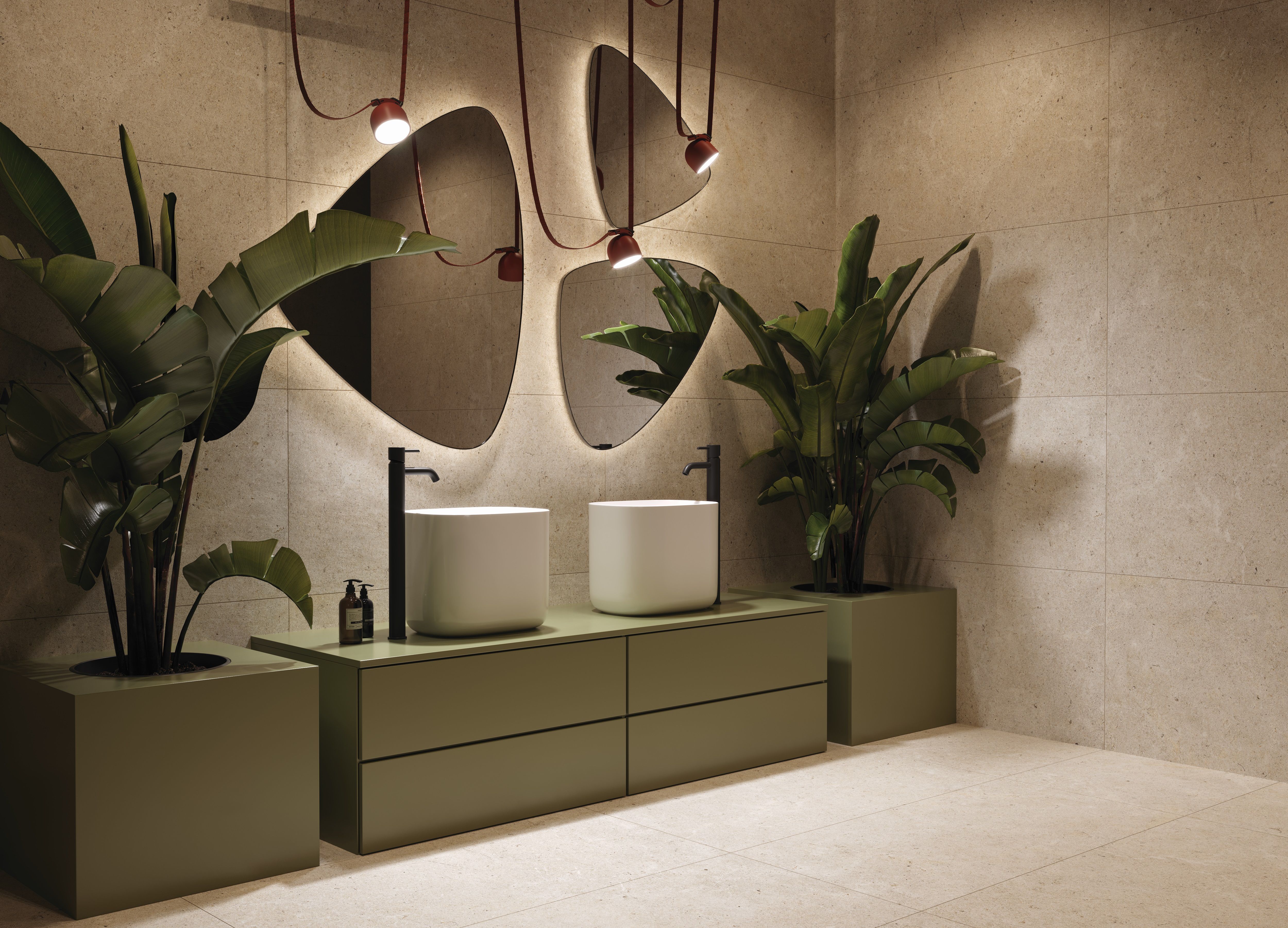 Гранит керамический K-2061/MR MONOCHROM Beige 60x120х1 см