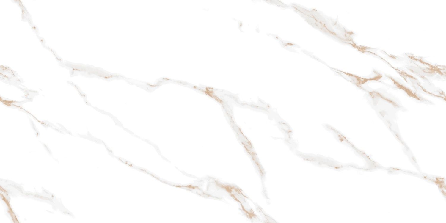 Calacatta Sharp Gold Керамогранит белый 60х120 Полированный