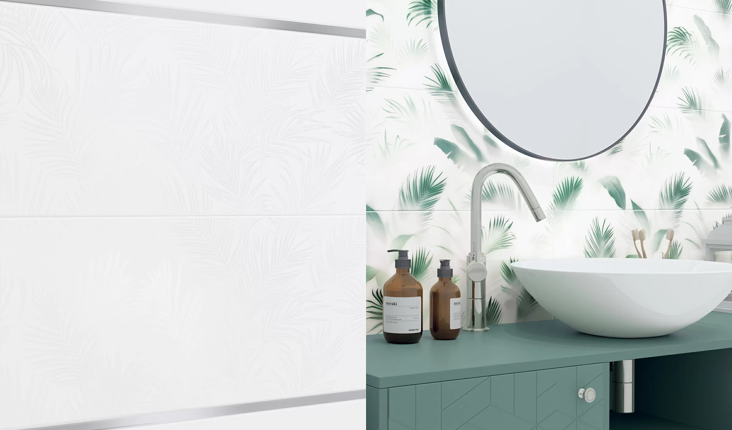 Плитка настенная Exotic White WT15EXI00R 24.6х74 Delacora