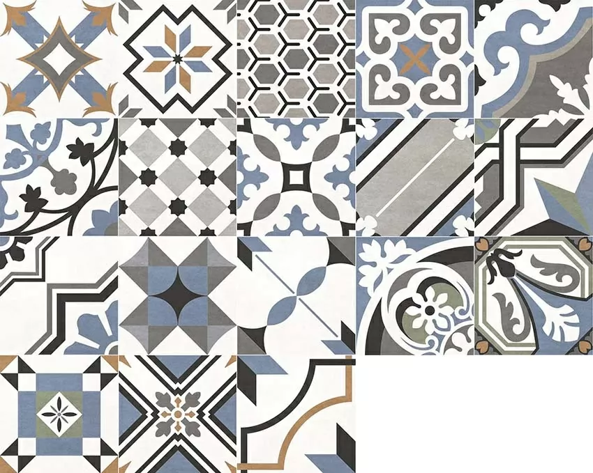 Керамогранит Design Mix 2 GP2020DMX23 New Trend 20х20 пэчворк