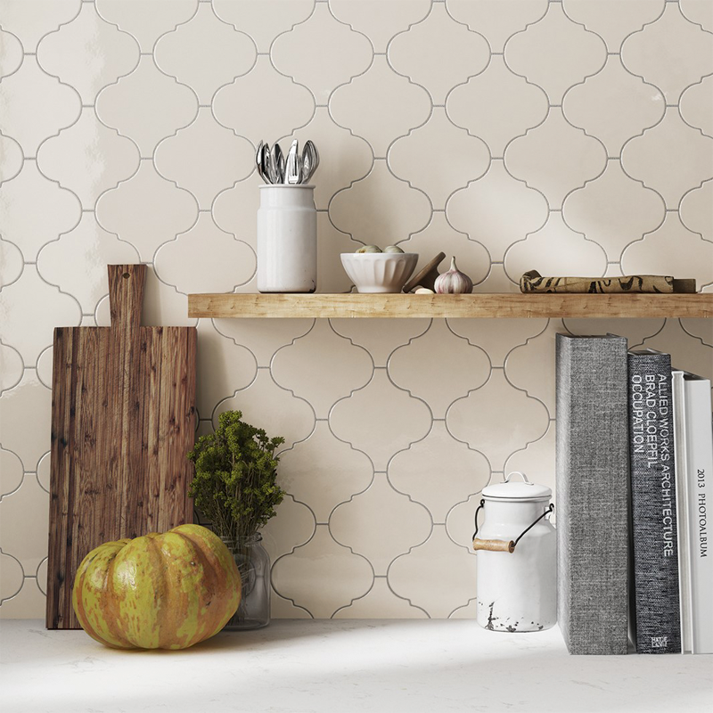 Плитка керамическая настенная 21936 SCALE ALHAMBRA Cream 12х12 см (Equipe Ceramicas)