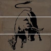 VB\A21\3x\13062R | Панно Раваль Бык 90х90, Керама Марацци