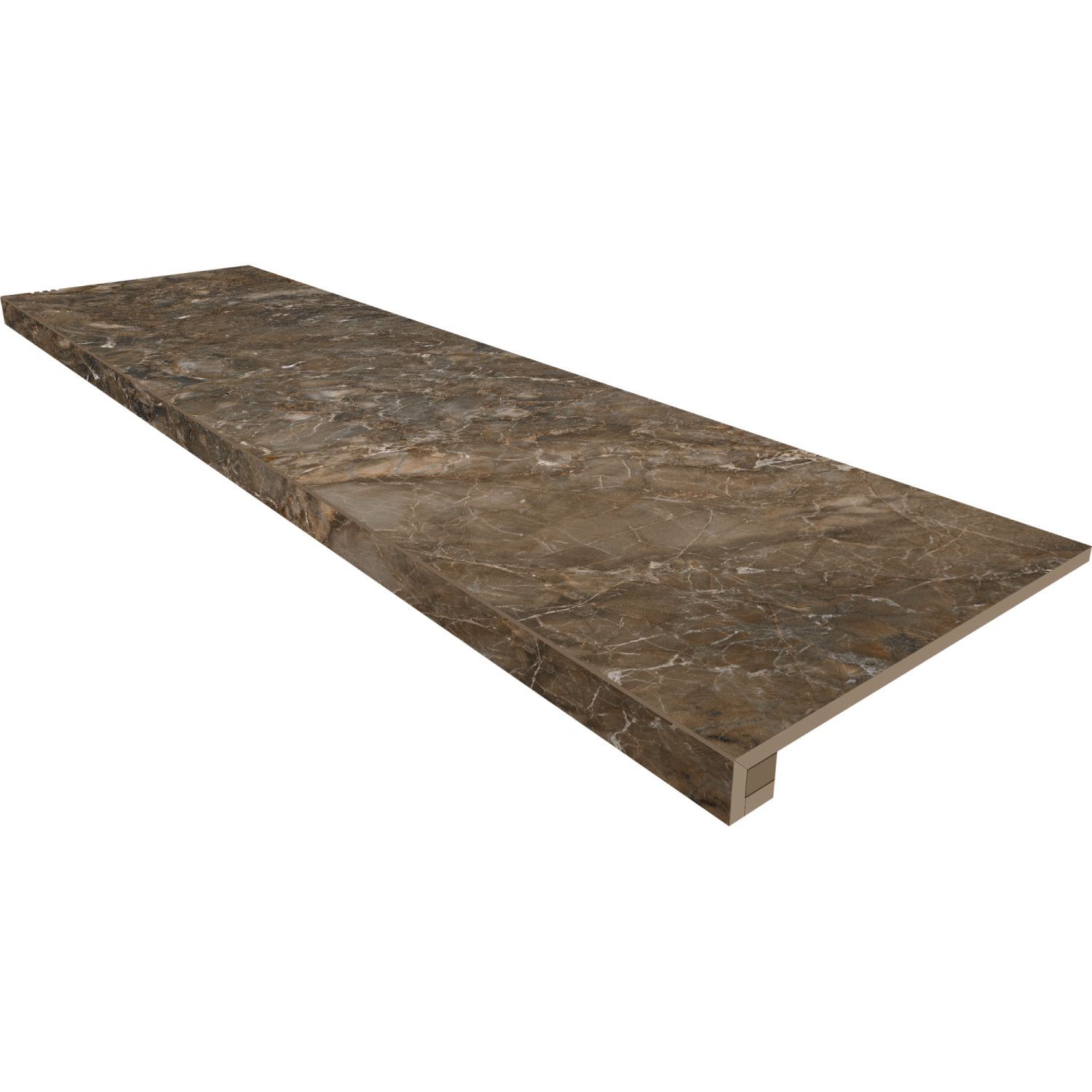 Ступени Bernini BR 04 33x120x1 неполированные Коричневый (Estima)