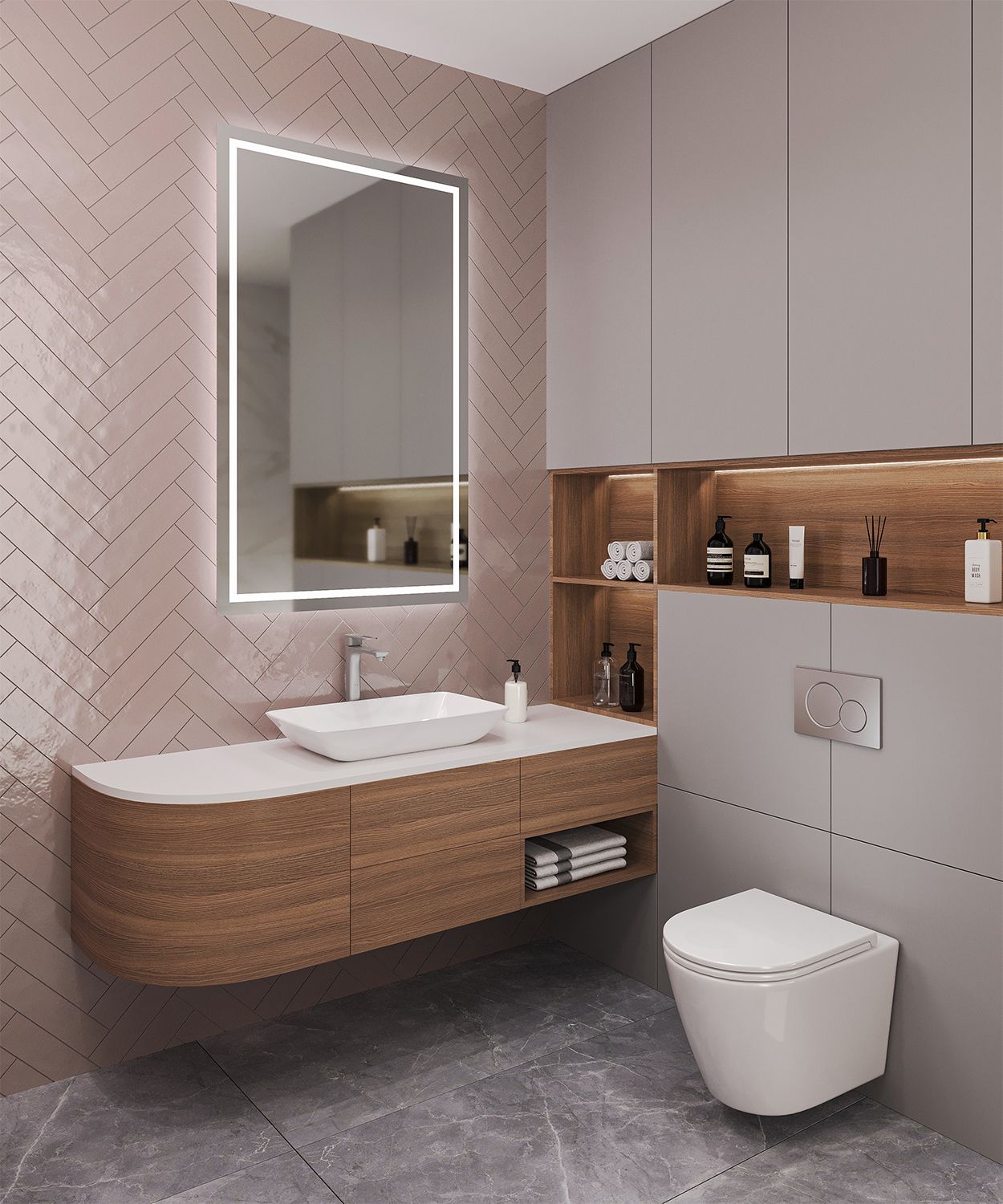 Керамическая плитка, PINK 7.5x30, Liguria (Smile Tile), глянцевая испанская плитка метро кабанчик