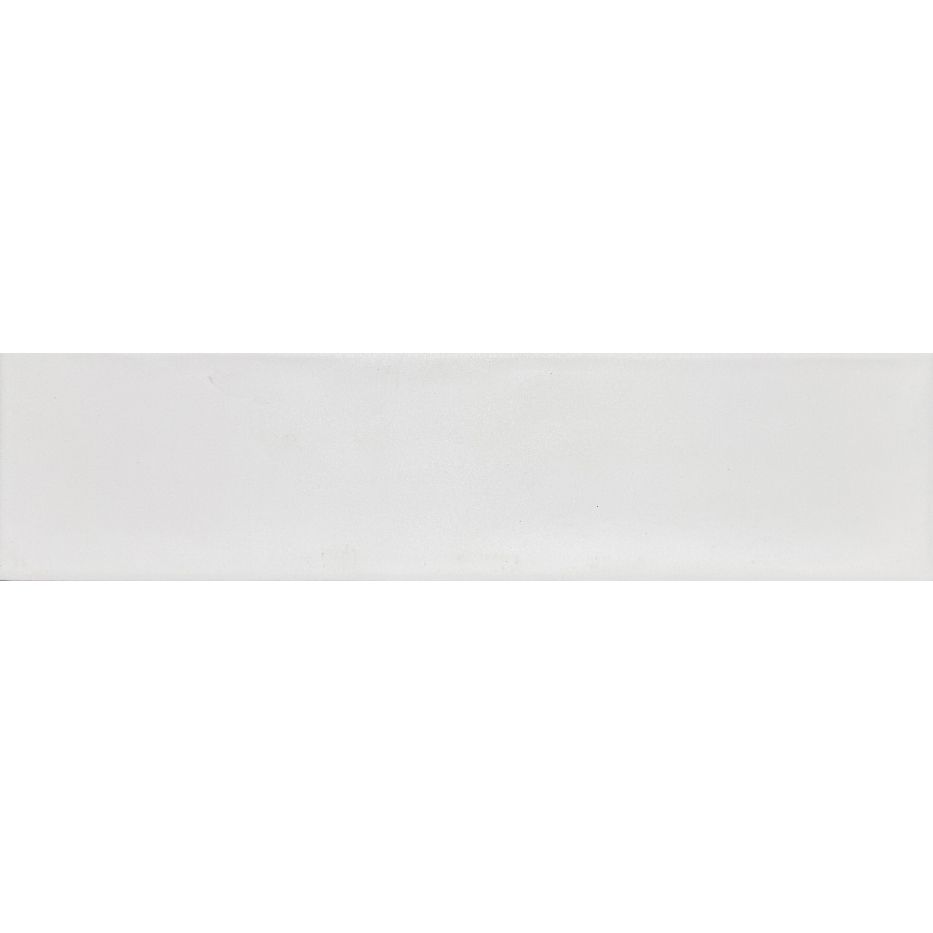 Керамическая плитка, WHITE 7.5x30, Fabia (Smile Tile), матовая испанская плитка метро кабанчик