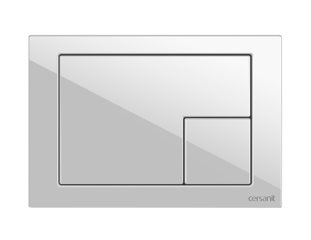 Кнопка CORNER пластик белый (Cersanit)
