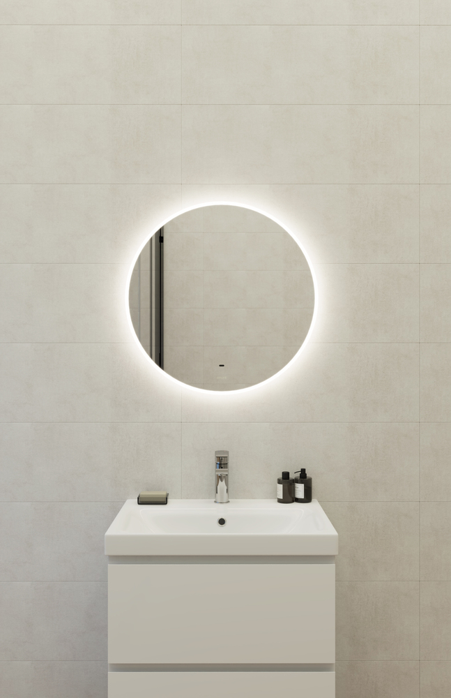 Зеркало ECLIPSE Fusion 62x62 с подсветкой круглое