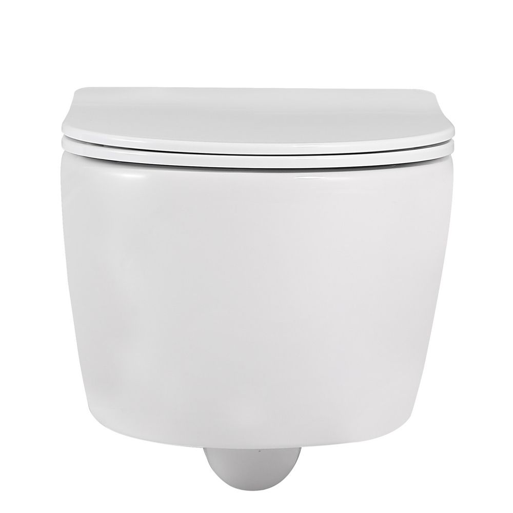 Унитаз ABBER Bequem AC1104 подвесной белый, безободковый