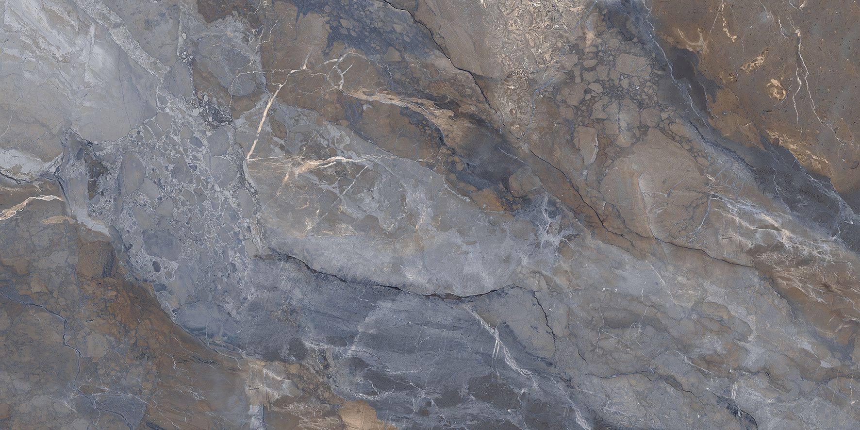 Ocean Elfish Керамогранит синий 60х120 Полированный