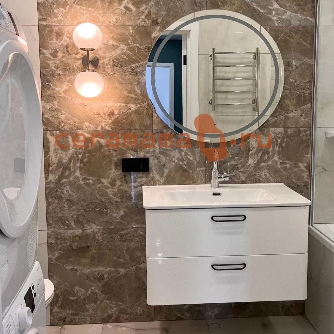 Ванная комната с керамогранитом Hawana Noce Ванная комната с керамогранитом Hawana Noce