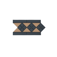 Петергоф бордюр светло-кирпичный (032/013) 30.9*15.8, Keramark