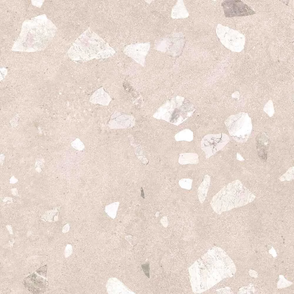 Керамогранит Terrazzo sugar beige PG 01 600х600  Gracia Ceramica