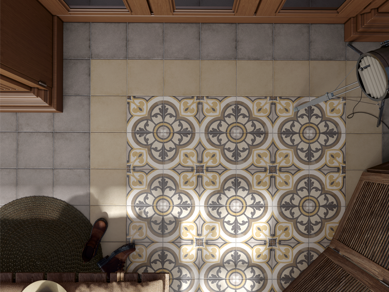 Гранит керамический 24387 ART NOUVEAU Bone 20х20 см Equipe Ceramicas