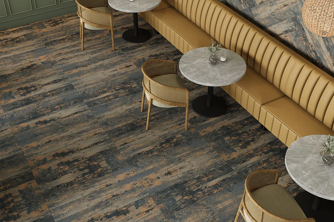 Керамогранит Savoy Silver White Carving 20x120 (StaroWood) - керамогранит под дерево