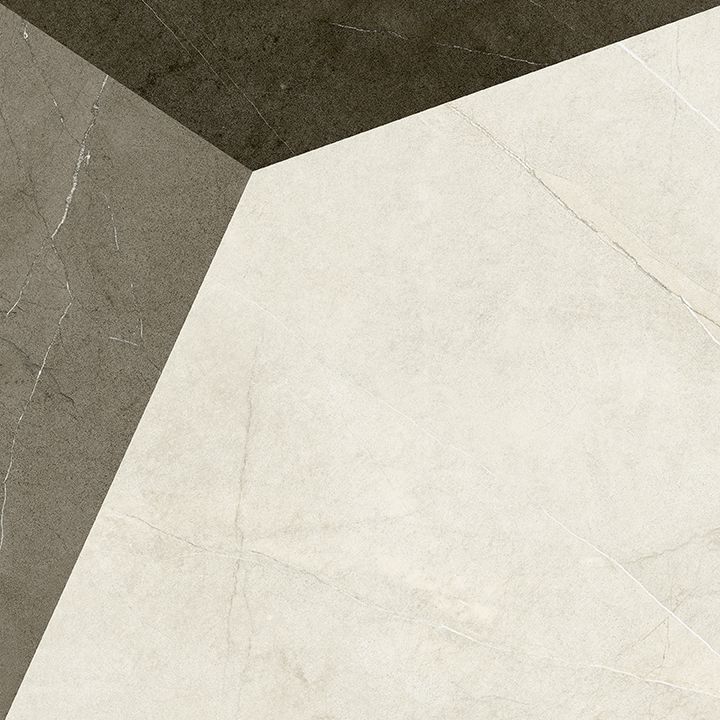 Керамогранит Fiamma White Ins Frame 60x60 натуральный Coliseum