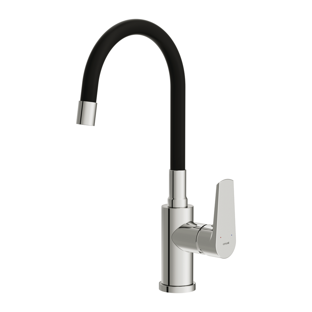 Смеситель для кухни MODUO с гибким изливом хром