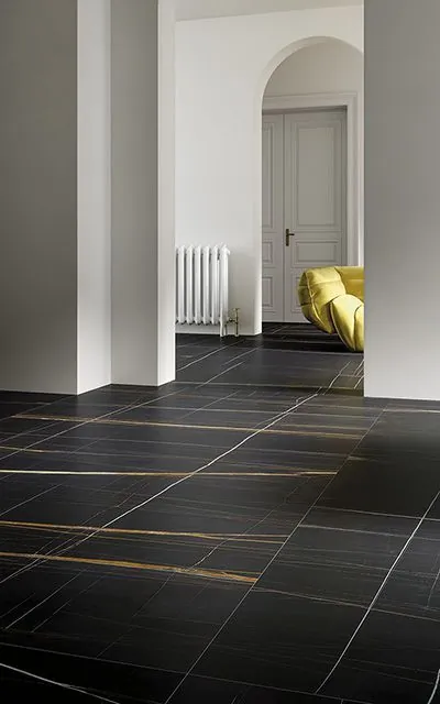 Керамогранит Barcelona Bianco Matt 5мм 60x120 (Staro Slim, Индия) - тонкий крупноформатный керамогранит под мрамор, камень.