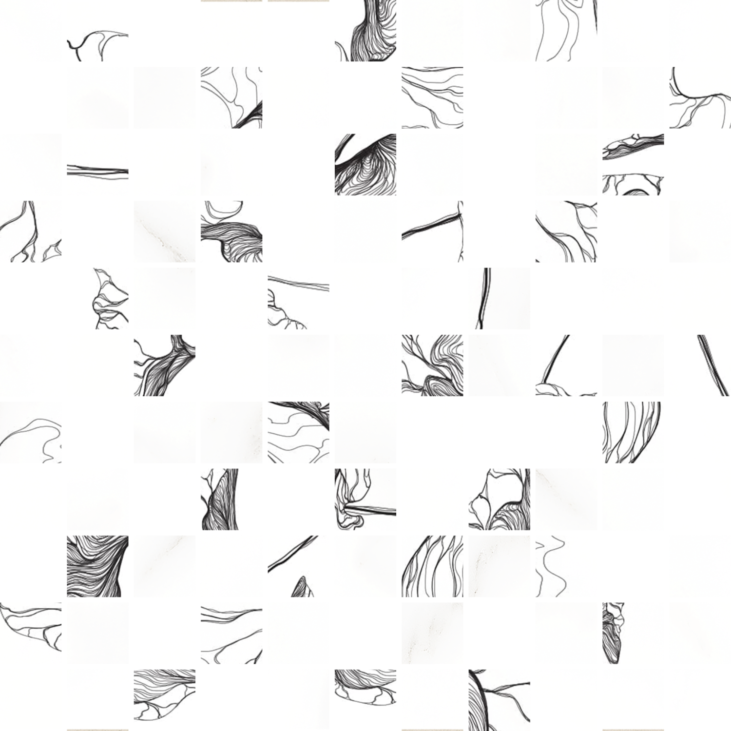 Мозаика декорация Meissen Keramik Elegance белый 30x30 EG2O051