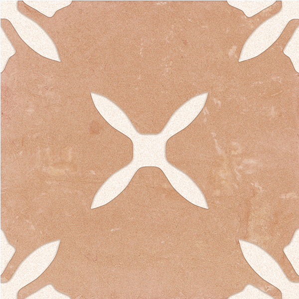 Гранит керамический PANGEA CLAY FLOWER LT 22,3х22,3 см