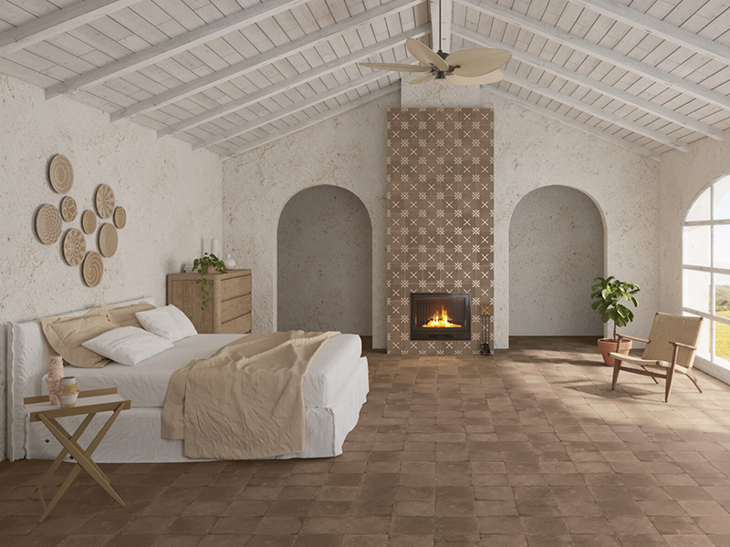 Гранит керамический PANGEA CHOCOLATE FLOWER LT 22,3х22,3 см