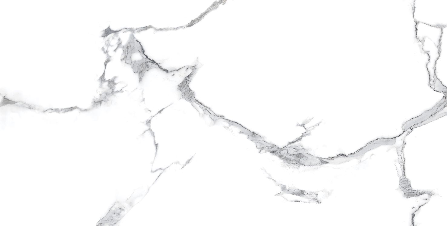 Statuario Crown Керамогранит белый 60x120 сатинированный