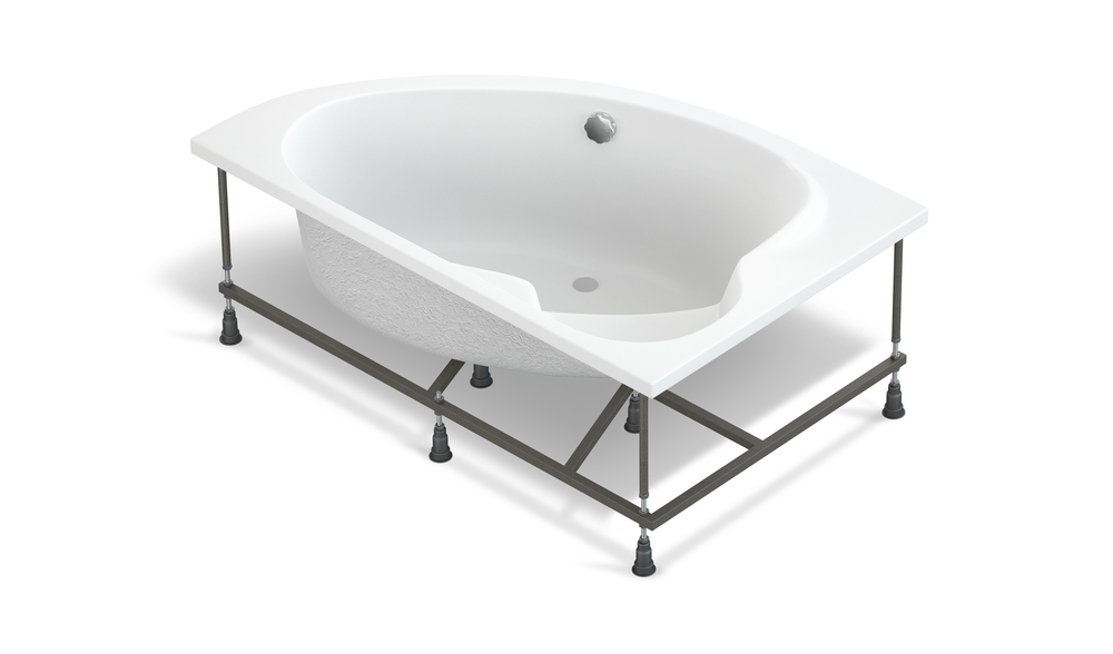 Ванна асимметричная KALIOPE 153*100 правая