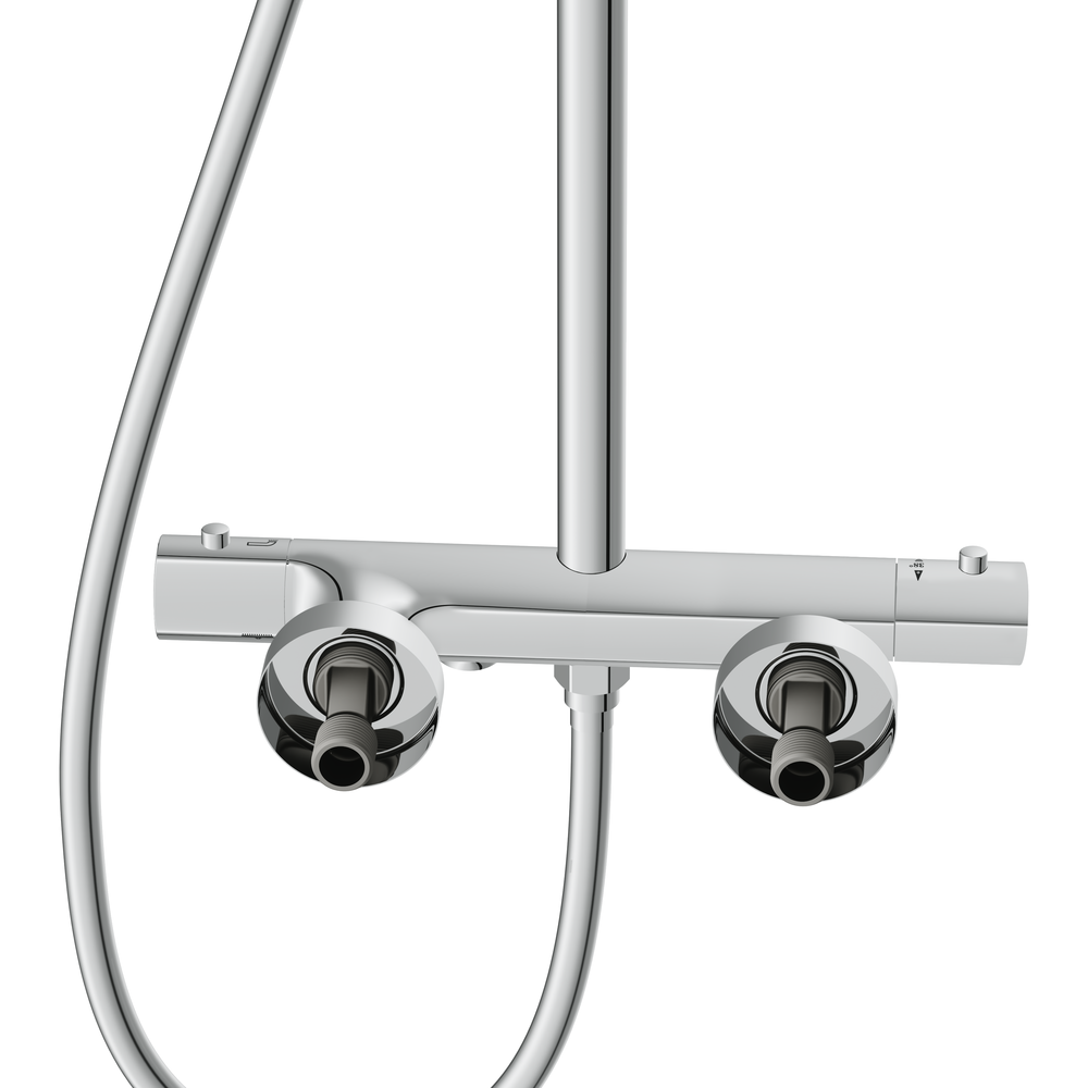 Душевая система OLIVA с термостатом хром