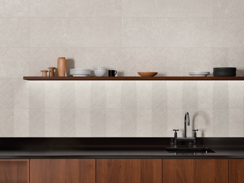 Плитка керамическая настенная GHENT Silver 33,3x100x0,75 см