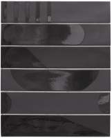 Керамогранит 30174 WADI DECOR Noir 6x30 см (Equipe)