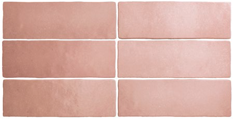 Плитка керамическая настенная 24961 MAGMA Coral Pink 6,5х20 см ( коробка 38 шт.) (Equipe)